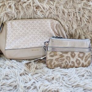 Coach Beige and Gold Women's Bag Set